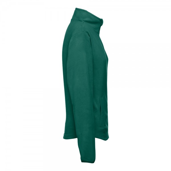 THC HELSINKI WOMEN. Giacca in pile sfiancata in poliestere da donna - Verde scuro
