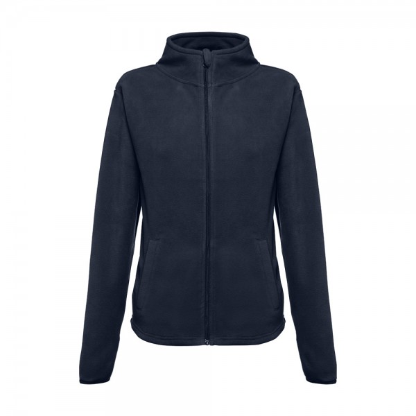 THC HELSINKI WOMEN. Giacca in pile sfiancata in poliestere da donna - Blu scuro