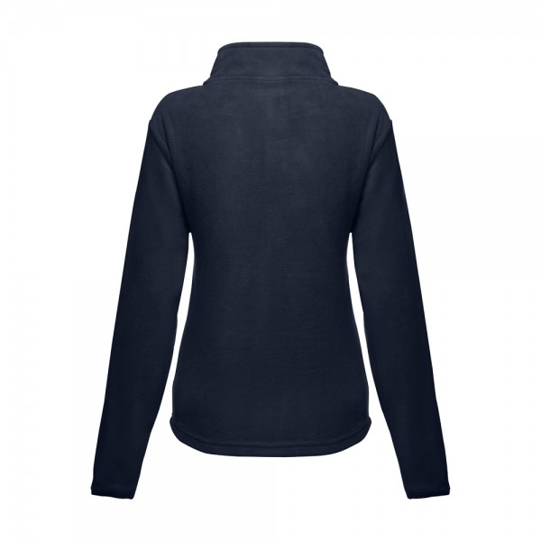 THC HELSINKI WOMEN. Giacca in pile sfiancata in poliestere da donna - Blu scuro