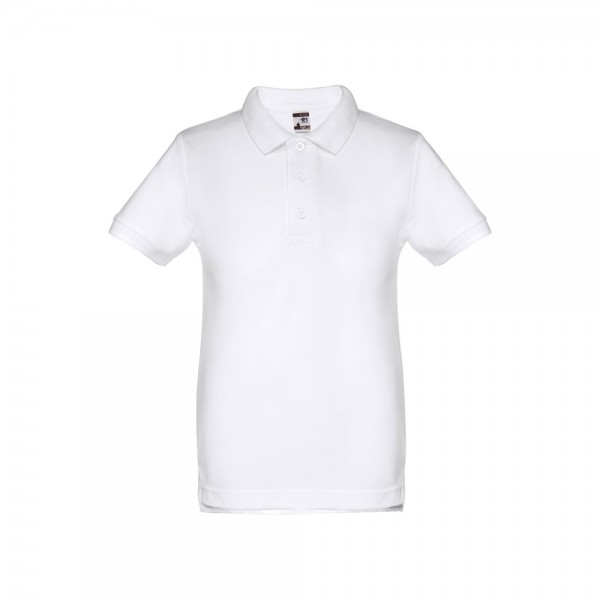THC ADAM KIDS WH. Polo a maniche corte per bambini (unisex). colore bianco - Bianco