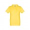 THC ADAM KIDS. Polo in cotone a maniche corte per bambini (unisex) - Giallo