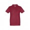 THC ADAM KIDS. Polo in cotone a maniche corte per bambini (unisex) - Bordeaux