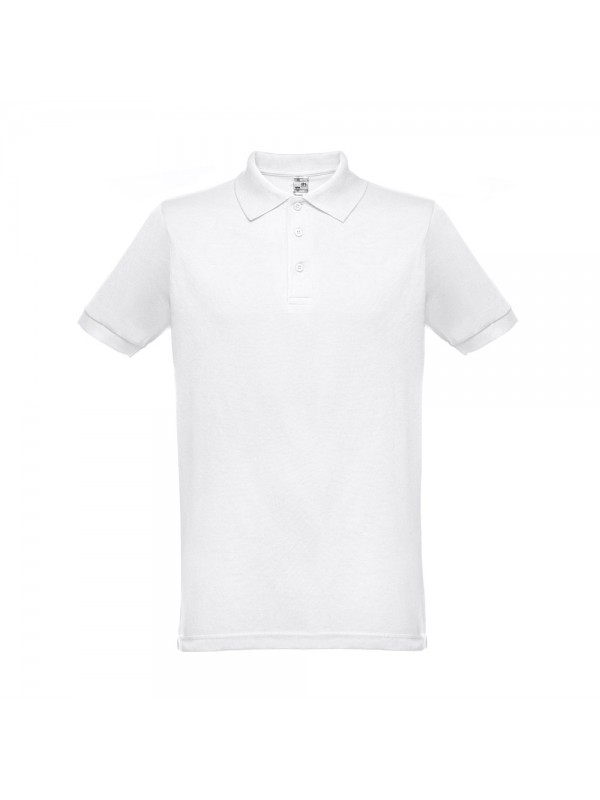 THC BERLIN WH. Polo da uomo a maniche corte. colore bianco - Bianco THC BERLIN WH. Polo da uomo a maniche corte. colore bianco - Bianco