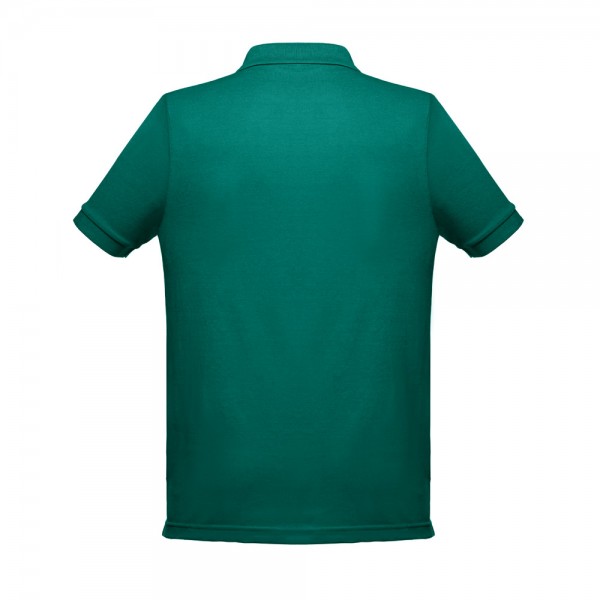 THC BERLIN. Polo da uomo a maniche corte - Verde scuro