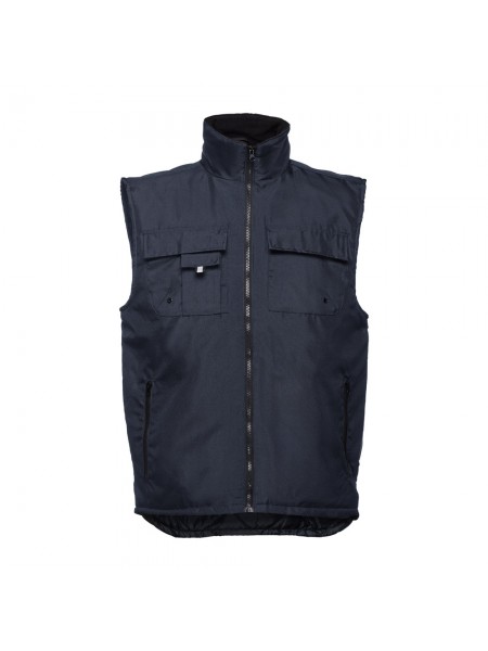 THC STOCKHOLM. Gilet da lavoro imbottito, foderato - Blu scuro THC STOCKHOLM. Gilet da lavoro imbottito, foderato - Blu scuro