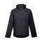 THC ZAGREB. Giacca softshell da uomo in poliestere ed elastan - Nero