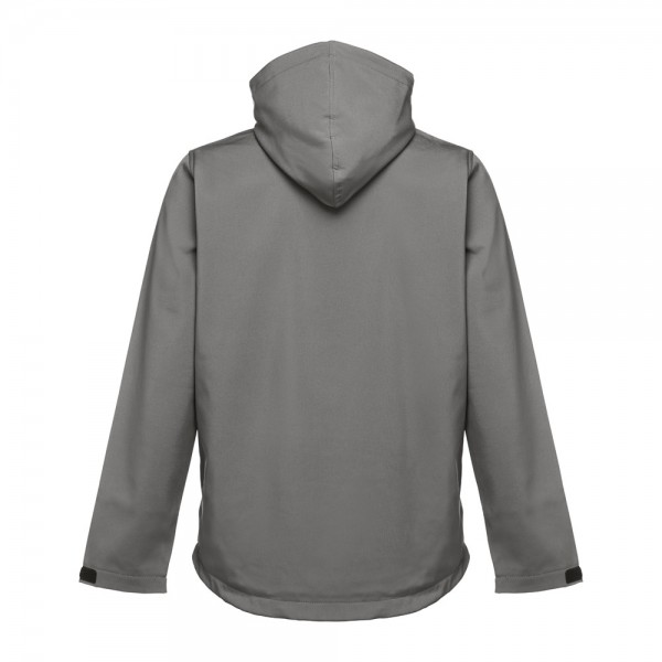 THC ZAGREB. Giacca softshell da uomo in poliestere ed elastan - Grigio