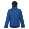 THC ZAGREB. Giacca softshell da uomo in poliestere ed elastan - Blu reale