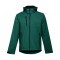 THC ZAGREB. Giacca softshell da uomo in poliestere ed elastan - Verde scuro