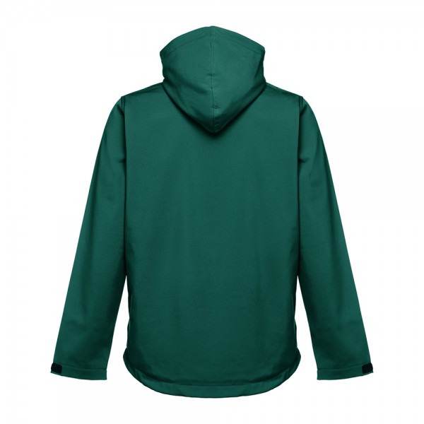 THC ZAGREB. Giacca softshell da uomo in poliestere ed elastan - Verde scuro