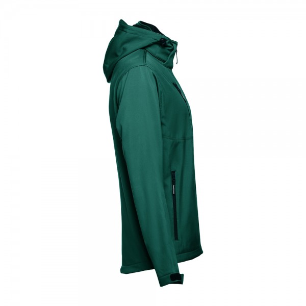 THC ZAGREB. Giacca softshell da uomo in poliestere ed elastan - Verde scuro