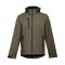 THC ZAGREB. Giacca softshell da uomo in poliestere ed elastan - Verde militare