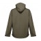 THC ZAGREB. Giacca softshell da uomo in poliestere ed elastan - Verde militare