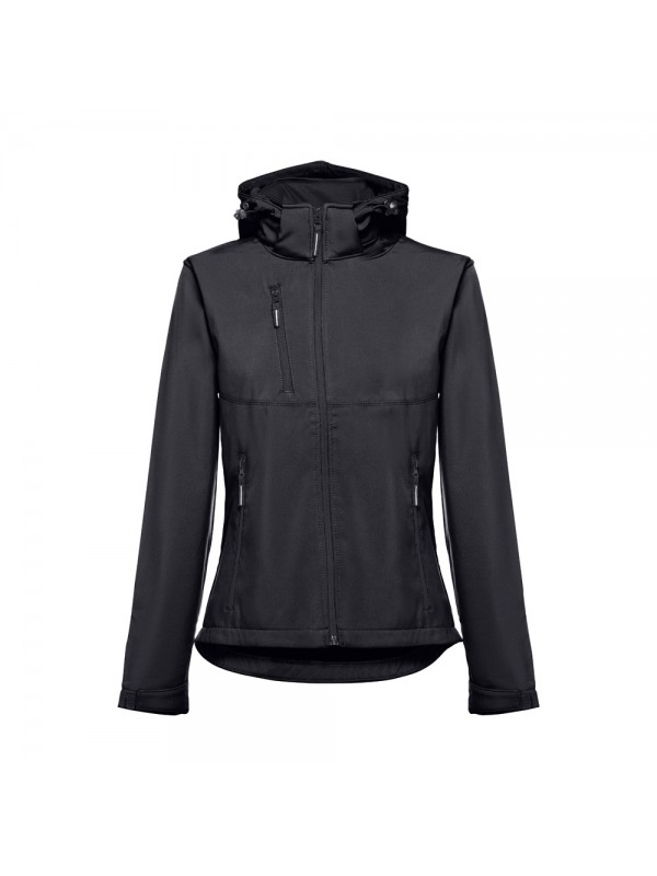 THC ZAGREB WOMEN. Giacca softshell da donna sfiancata - Nero THC ZAGREB WOMEN. Giacca softshell da donna sfiancata - Nero