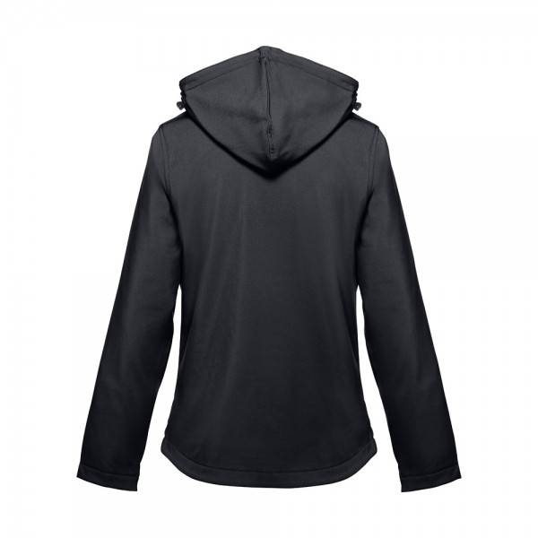 THC ZAGREB WOMEN. Giacca softshell da donna sfiancata - Nero
