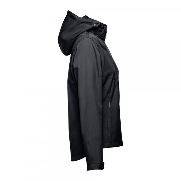 THC ZAGREB WOMEN. Giacca softshell da donna sfiancata - Nero