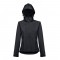 THC ZAGREB WOMEN. Giacca softshell da donna sfiancata - Nero