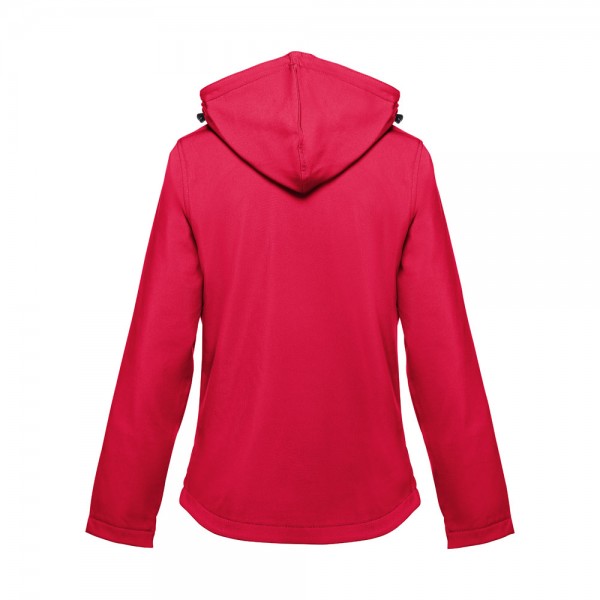 THC ZAGREB WOMEN. Giacca softshell da donna sfiancata - Rosso