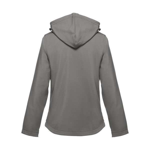 THC ZAGREB WOMEN. Giacca softshell da donna sfiancata - Grigio