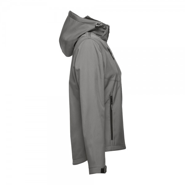 THC ZAGREB WOMEN. Giacca softshell da donna sfiancata - Grigio