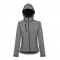 THC ZAGREB WOMEN. Giacca softshell da donna sfiancata - Grigio