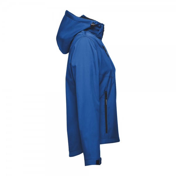THC ZAGREB WOMEN. Giacca softshell da donna sfiancata - Blu reale