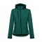 THC ZAGREB WOMEN. Giacca softshell da donna sfiancata - Verde scuro