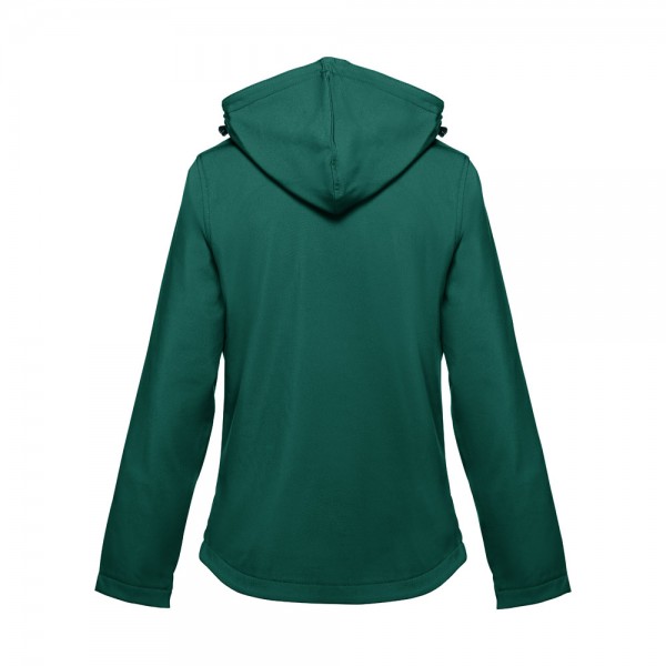 THC ZAGREB WOMEN. Giacca softshell da donna sfiancata - Verde scuro