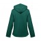 THC ZAGREB WOMEN. Giacca softshell da donna sfiancata - Verde scuro