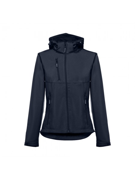 THC ZAGREB WOMEN. Giacca softshell da donna sfiancata - Blu scuro THC ZAGREB WOMEN. Giacca softshell da donna sfiancata - Blu scuro
