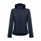 THC ZAGREB WOMEN. Giacca softshell da donna sfiancata - Blu scuro