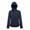 THC ZAGREB WOMEN. Giacca softshell da donna sfiancata - Blu scuro