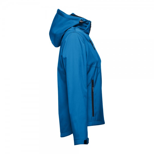 THC ZAGREB WOMEN. Giacca softshell da donna sfiancata - Blu petrolio