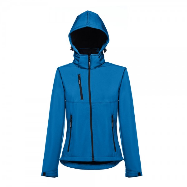 THC ZAGREB WOMEN. Giacca softshell da donna sfiancata - Blu petrolio