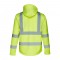 THC ZAGREB WORK. Giacca softshell alta visibilità (unisex) - Giallo hexachrome