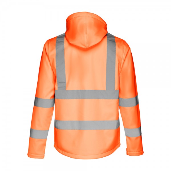 THC ZAGREB WORK. Giacca softshell alta visibilità (unisex) - Arancione hexachrome