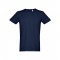 THC SAN MARINO. T-shirt da uomo a maniche corte in cotone piqué - Blu