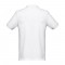 THC MONACO WH. Polo da uomo a maniche corte in cotone cardato - Bianco
