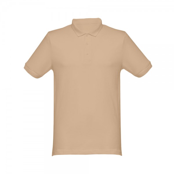 THC MONACO. Polo da uomo - Marrone chiaro