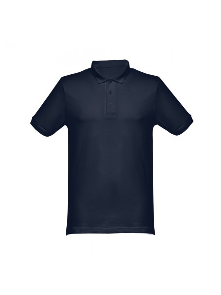 THC MONACO. Polo da uomo - Blu scuro THC MONACO. Polo da uomo - Blu scuro