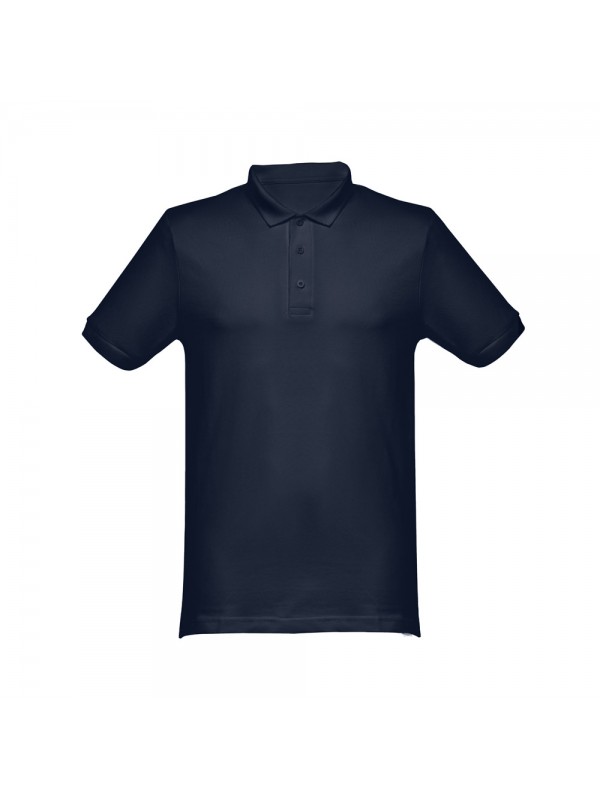 THC MONACO. Polo da uomo - Blu scuro THC MONACO. Polo da uomo - Blu scuro