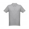 THC MONACO. Polo da uomo - Grigio chiaro mélange