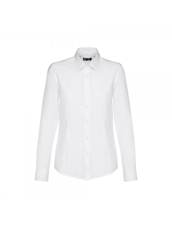 THC TOKYO WOMEN WH. Camicia oxford a maniche lunghe da donna. Colore bianco - Bianco THC TOKYO WOMEN WH. Camicia oxford a maniche lunghe da donna. Colore bianco - Bianco
