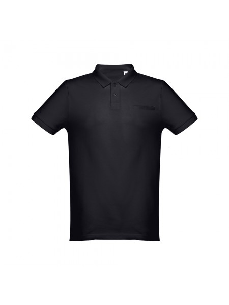 THC DHAKA. Polo da uomo - Nero THC DHAKA. Polo da uomo - Nero