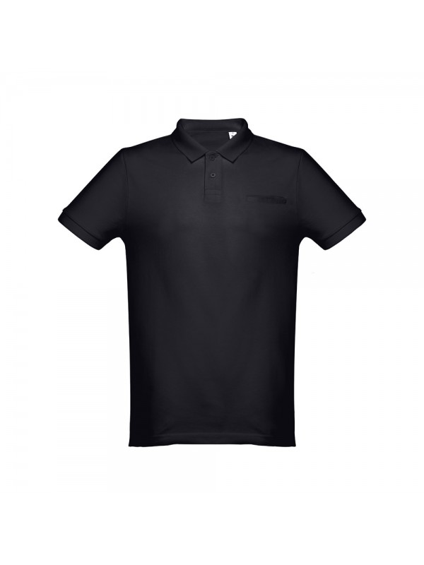 THC DHAKA. Polo da uomo - Nero THC DHAKA. Polo da uomo - Nero