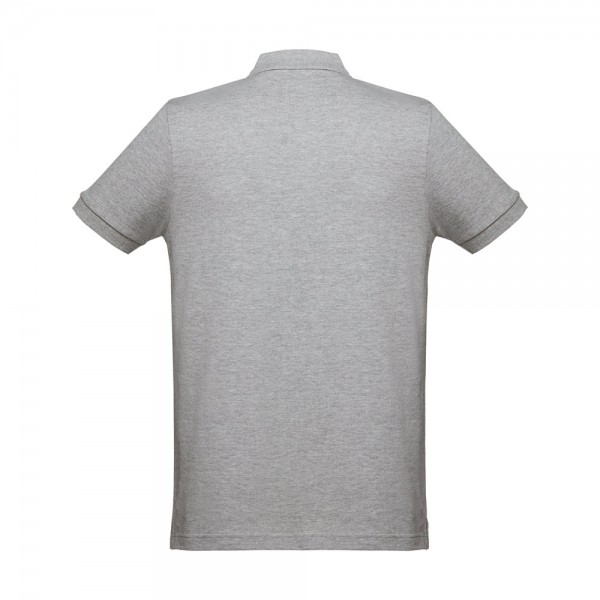 THC DHAKA. Polo da uomo - Grigio chiaro mélange