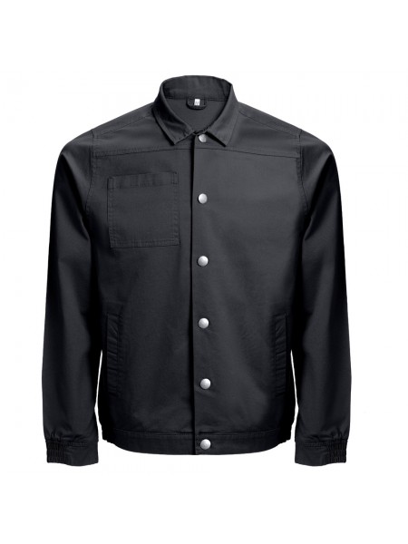 THC BRATISLAVA. Giacca unisex in cotone ed elastan - Nero THC BRATISLAVA. Giacca unisex in cotone ed elastan - Nero