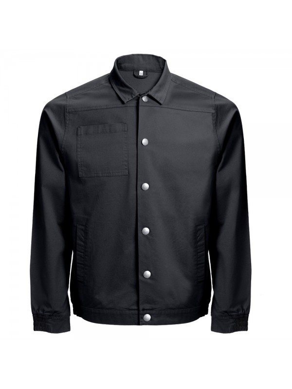 THC BRATISLAVA. Giacca unisex in cotone ed elastan - Nero THC BRATISLAVA. Giacca unisex in cotone ed elastan - Nero