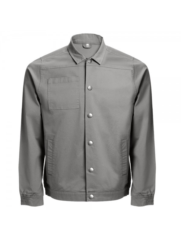 THC BRATISLAVA. Giacca unisex in cotone ed elastan - Grigio THC BRATISLAVA. Giacca unisex in cotone ed elastan - Grigio