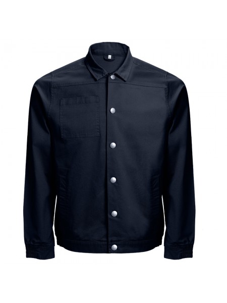 THC BRATISLAVA. Giacca unisex in cotone ed elastan - Blu scuro THC BRATISLAVA. Giacca unisex in cotone ed elastan - Blu scuro